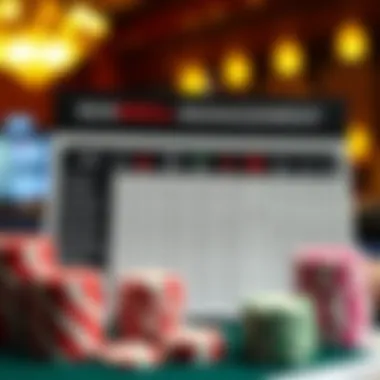 Bankroll management tips displayed with a budget chart