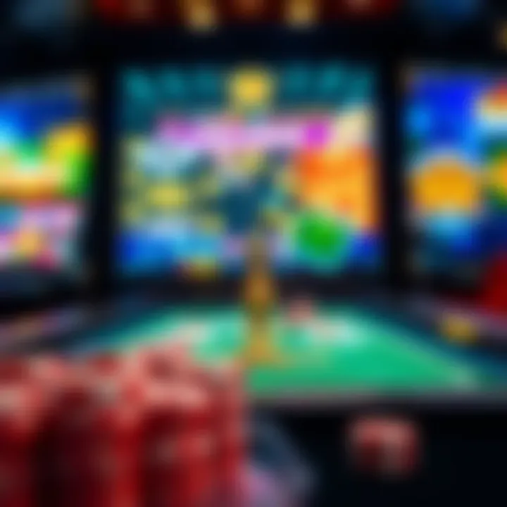 Visual representation of popular games available on Betrivers Casino