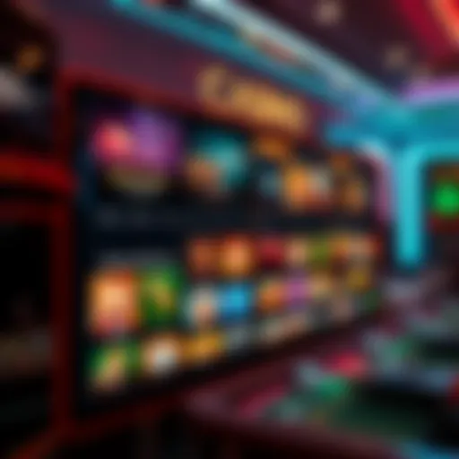 Overview of Betrivers Casino interface showcasing game selection