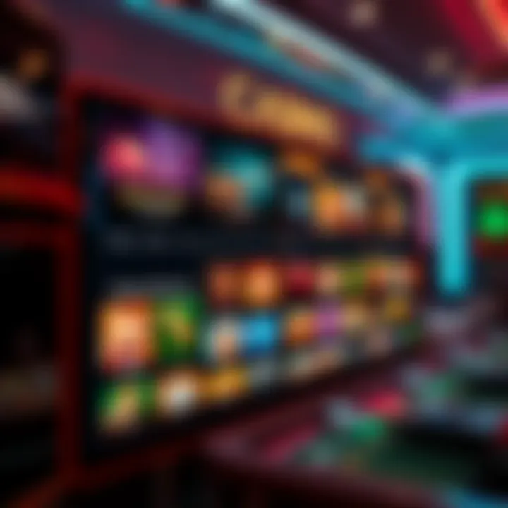 Overview of Betrivers Casino interface showcasing game selection