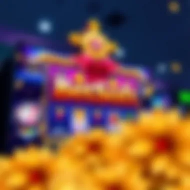 Screenshot of a popular BetSoft slot game with vibrant graphics