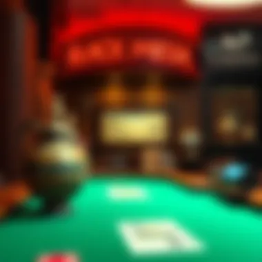 Cultural artifacts displayed within Black Mesa Casino representing local heritage