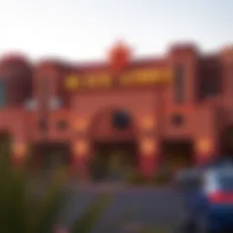 Exterior view of Black Mesa Casino showcasing its architectural design