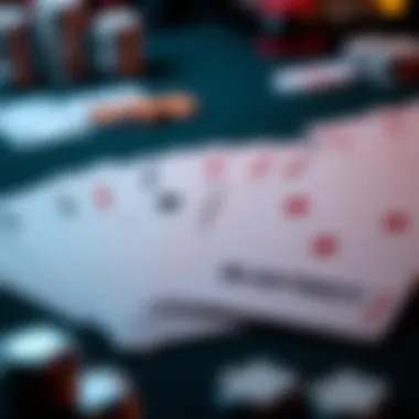 An array of strategy cards highlighting key blackjack tactics.