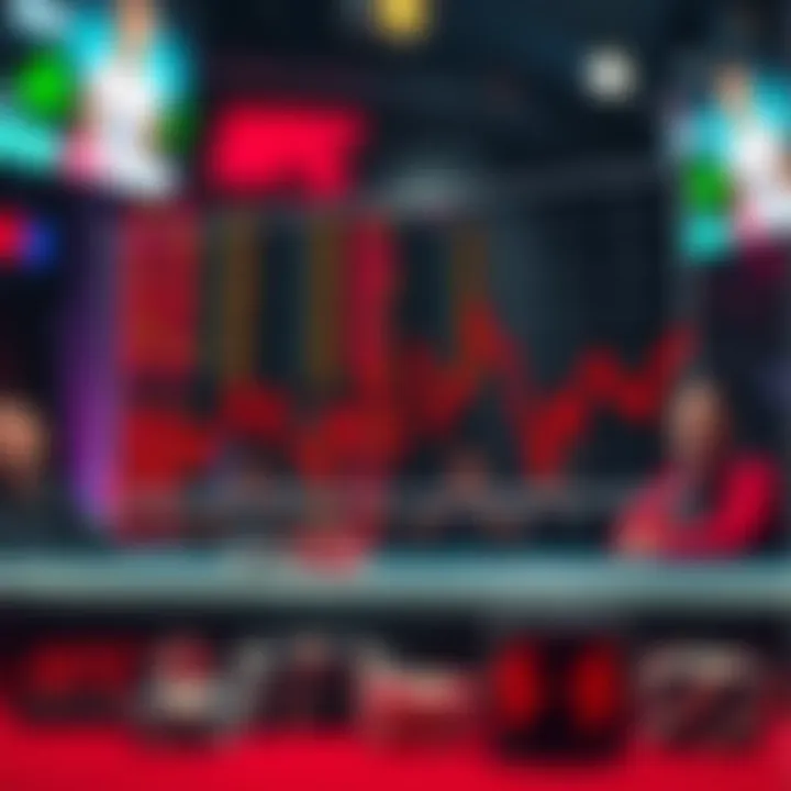 Graph showcasing fluctuations in UFC betting lines