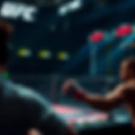 Visual representation of UFC betting odds