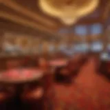 Luxurious view of Carnival Sunshine Casino interior