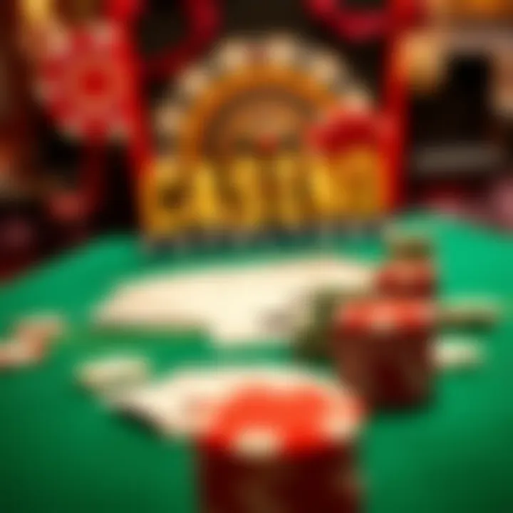 Stylish invitations for a casino-themed birthday party