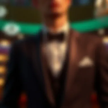 Sophisticated tuxedo with a polished finish