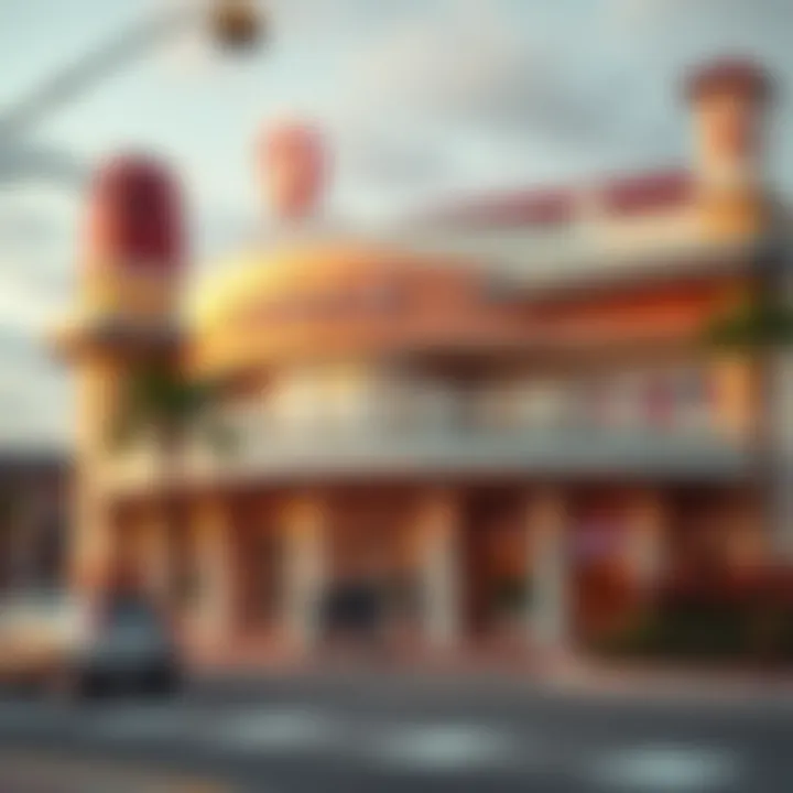 Exterior view of César Casino showcasing its architectural elegance