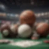 Illustration depicting various types of sports betting