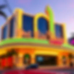 Exterior view of Del Rio Casino showcasing its vibrant facade