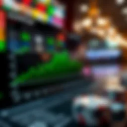 Graph showcasing DraftKings stock performance over time