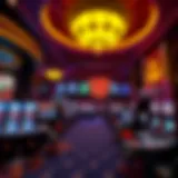 Luxurious casino interior showcasing vibrant gaming atmosphere