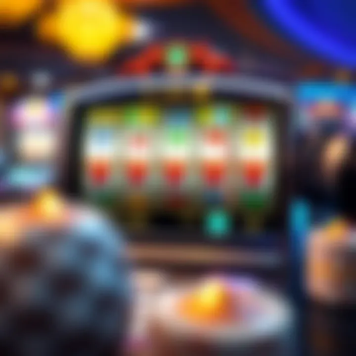 Visual representation of the 9 Line Triple Diamond Slot game interface