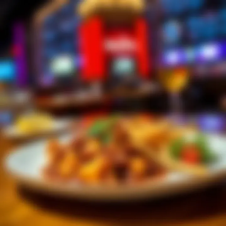 Gourmet dish from a local culinary hotspot