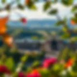 Scenic view of Mount Airy Casino surrounded by natural beauty