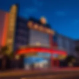 Exterior view of the new casino in Bakersfield showcasing modern architecture
