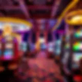 Luxurious casino interior showcasing vibrant gaming floors