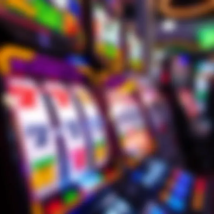 Close-up of a slot machine displaying impressive winnings