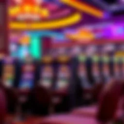 Vibrant penny slots at Winstar Casino featuring unique themes