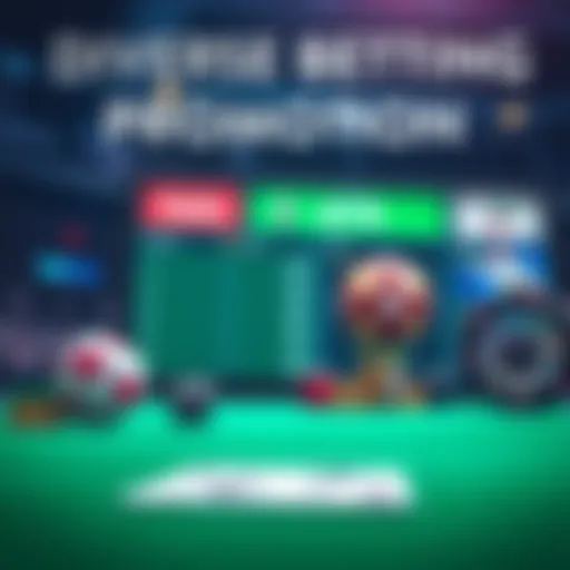 A visual representation of various betting promotional offers