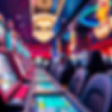 Modern casino interior showcasing vibrant gaming atmosphere