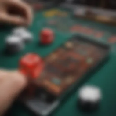 User-friendly mobile interface of a popular craps app