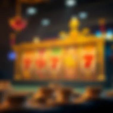 Visual elements showcasing gaming mechanics in Da Vinci slots