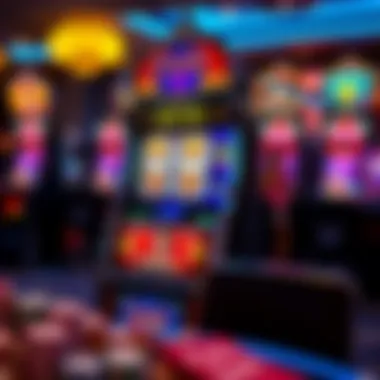 Vibrant Elvis-Themed Slot Machine Elvis-themed slot machine showcasing vibrant graphics