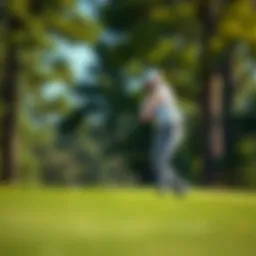 Jordan Spieth in action on the golf course