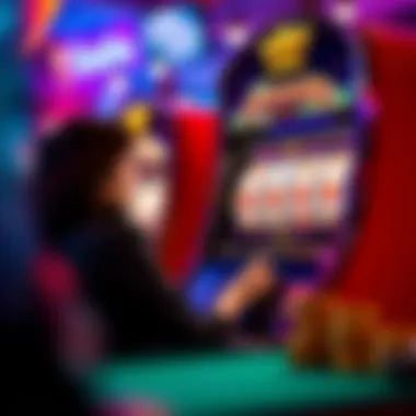 Image depicting a player enjoying a thrilling slot game