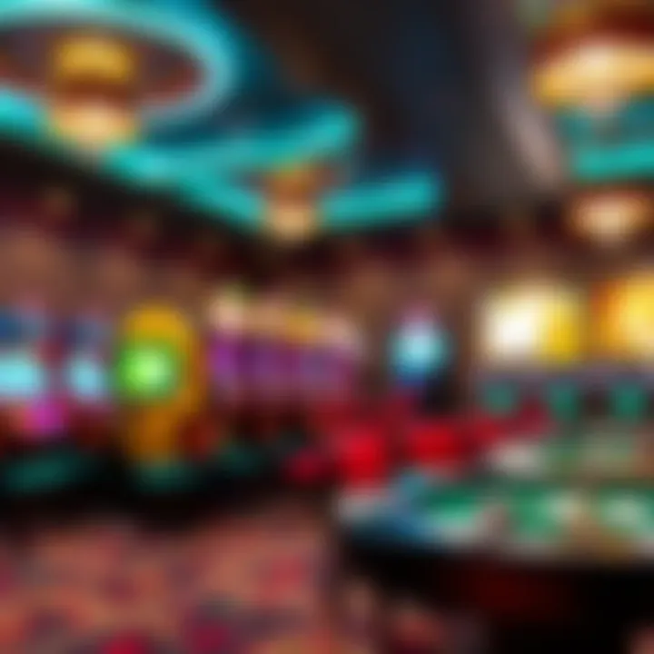 A serene gaming environment emphasizing responsible play