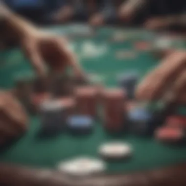 An illustration showcasing various poker game types available for free