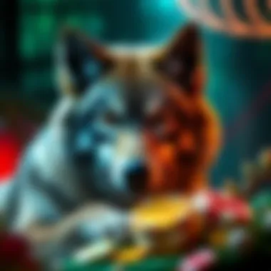 Thematic design elements of wild wolf slots