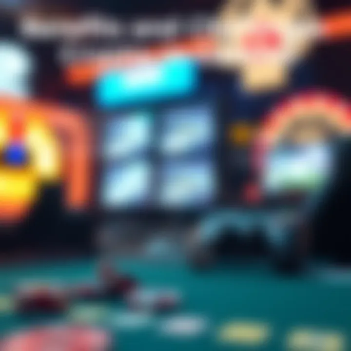 An infographic illustrating the benefits and challenges of integrating cryptocurrency into gaming.