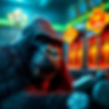 Thematic Ambiance of Gorilla Slots A captivating illustration of the Gorilla Slots theme and ambiance