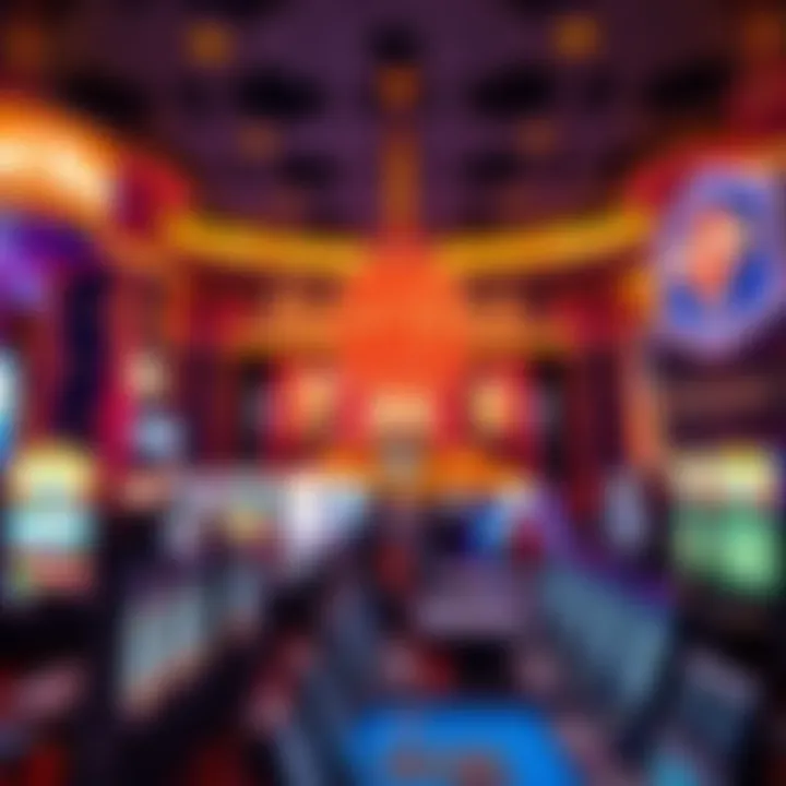 Hard Rock Casino's gaming floor bustling with activity and excitement