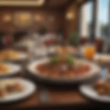 Culinary Delights Await Delectable dishes served at the hotel's restaurant