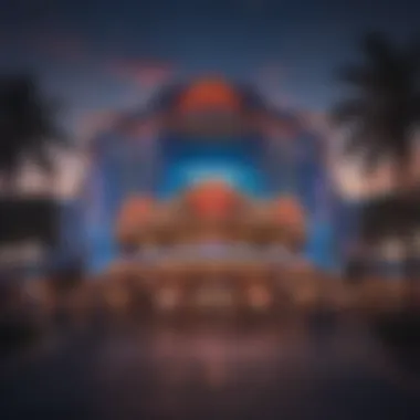 Kiss Casino Biloxi: A Nighttime Spectacle Vibrant exterior of Kiss Casino Biloxi at night