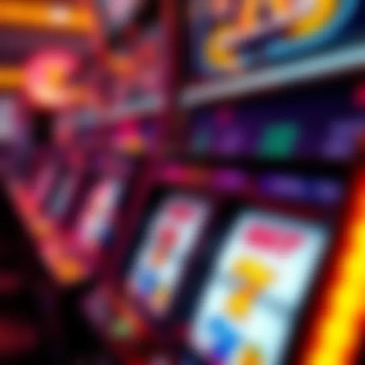 Slot machine displaying winning symbols