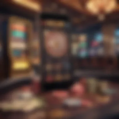 No Deposit Casino Interface Mobile casino interface showcasing no deposit options