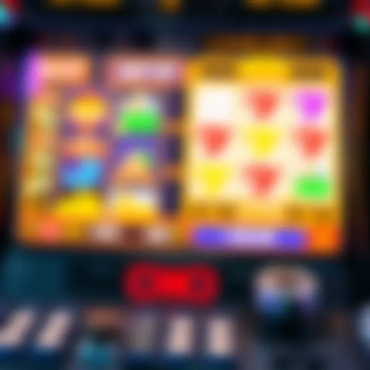 A digital depiction of a modern online slot game interface