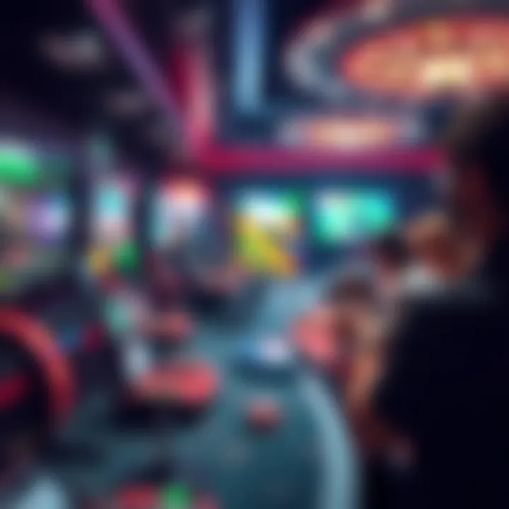 A visual representation of various online gaming platforms