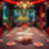 A captivating poker table setup