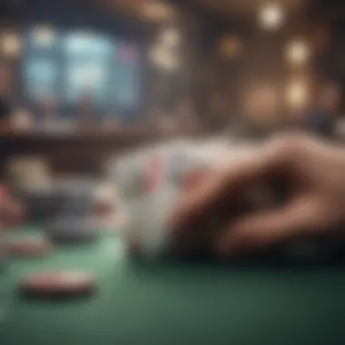 Screenshot of an engaging online poker platform