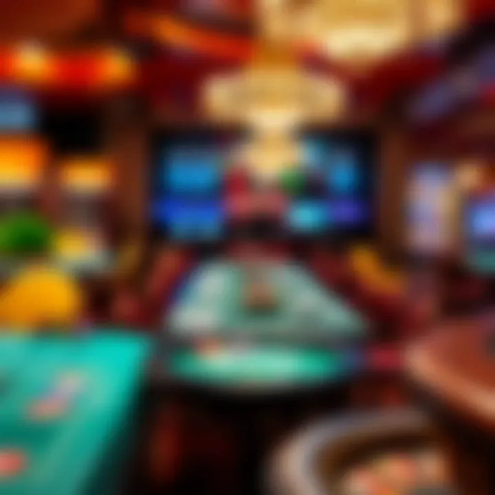 An overview of various table games available in live casinos