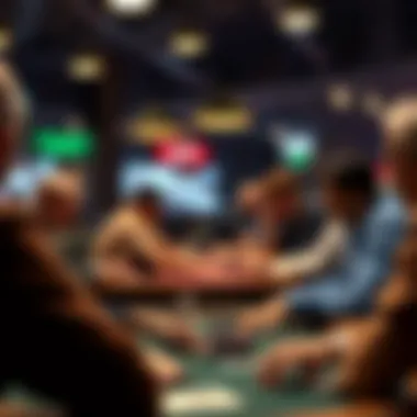 Psychology of players in competitive poker