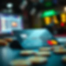 Credit card payment concept for online betting