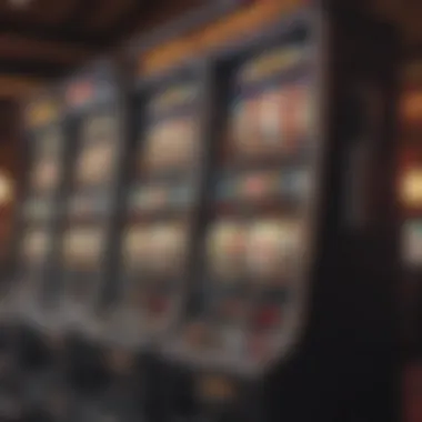 Diverse Themes of Slot Machines An array of vibrant slot machines showcasing various themes and features.